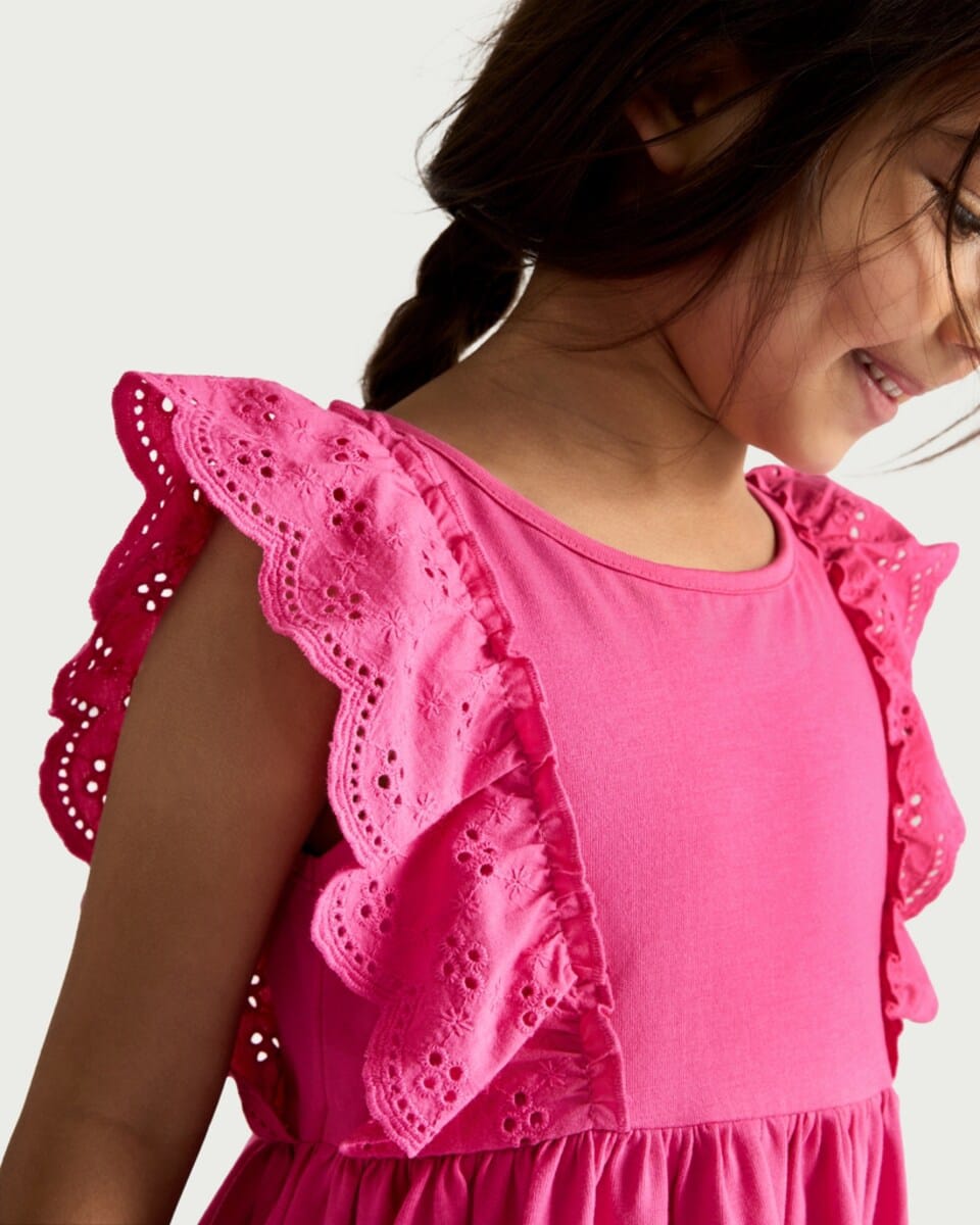 Pink Lace Dress