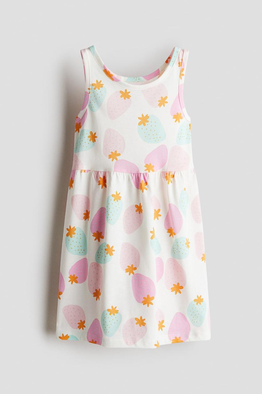 White Strawberry Dress