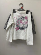 Shirt & Skirt Set White